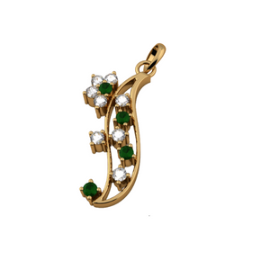 Diamond Emerald Pendant