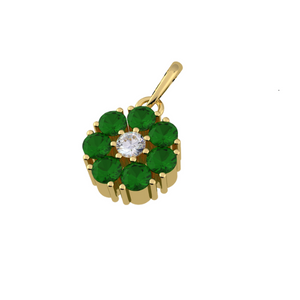 Diamond Emerald Pendant